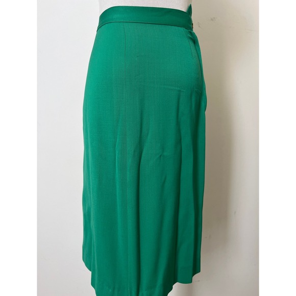 Emerald green wool blazer pencil skirt suit by Tailorbrooke in Botany Stand shop - Picture 5 of 10